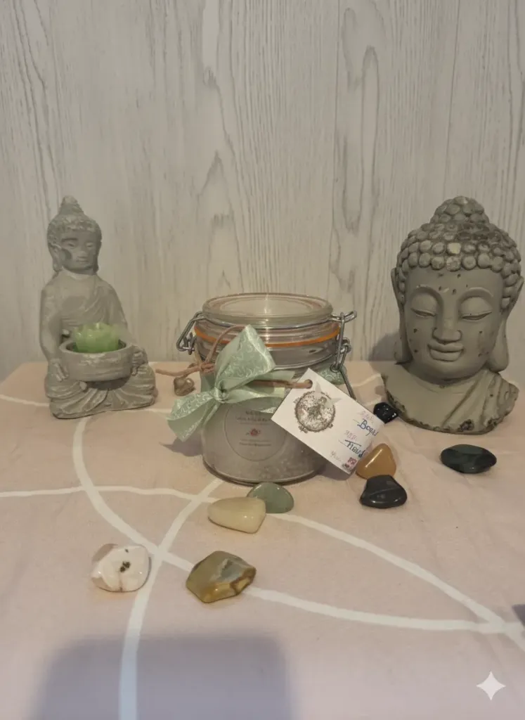 [Fleur Éternelle] Bougie parfum Rose de Damas