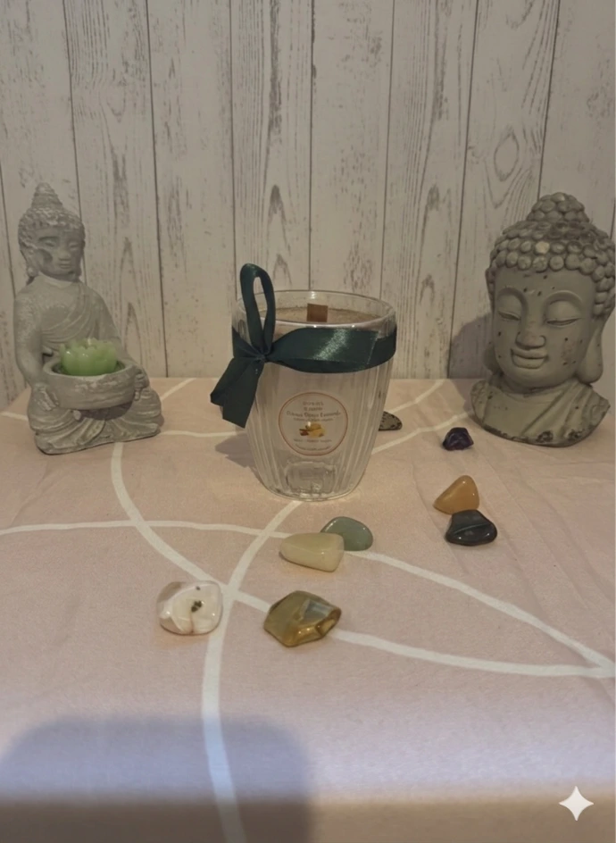 [Souvenir d'Enfance] Bougie Parfum orange douce-cannelle